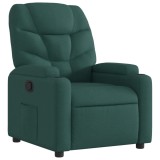 Cumpara ieftin Fotoliu rabatabil, verde inchis, material textil