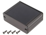Carcasă aluminiu neagră AKG 69x50x24 mm