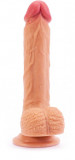 Dildo Silicon Dual Layered Natural 21.5 cm