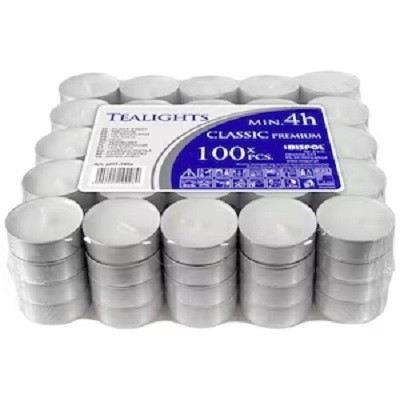 Set 100 buc. Lumanari pastila GP, aproximativ 4 ore foto