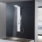 vidaXL Sistem panel de duș din aluminiu, alb mat 142372