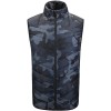 Vesta cu Incalzire, Unisex, 2 Zone de Incalzire, Umplutura Bumbac, 3 Trepte de Temperatura, Incarcare USB, Albastru, 58 - 65 kg, Marime XL, Oem