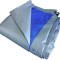 Prelata Cu Inele 4x5M 180G/MP Argintiu-Albastru 104190