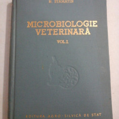 MICROBIOLOGIE VETERINARA; VOLUMUL I - N. STAMATIN