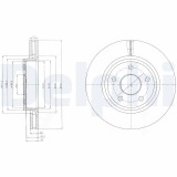 DELPHI BG9058 Disc frana