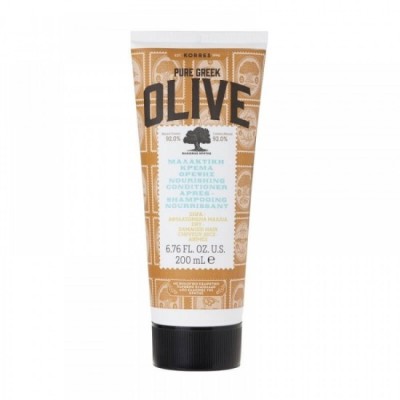 Balsam hrănitor KORRES Pure Greek Olive pentru păr uscat și deteriorat 200 ml foto