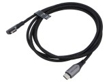 Cablu USB 2.0 VENTION nichelat 1,5m negru cu cositorit textilă