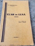 Clar de luna - E. Pasculescu-Orlea, Poezie Romantica, Editura Bucuresti 1980, 80 pagini, Coperta Brosata
