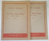 STUDII MELODICE PENTRU VIOARA , CAIETELE I - II de LUDOVIC FELDMAN , 1950