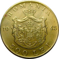 Romania, 500 lei 1945_Mihai I * cod 173 foto