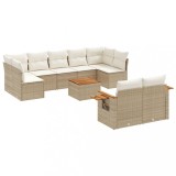 Cumpara ieftin Patio Sofa Set 9-Locuri Beige and Cream