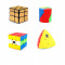 Pachet - Wind Mirror Auriu, Cub Rubik 3x3x3, Barrel Redi, Mastermorphix