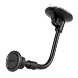 Suport auto magnetic pentru telefon cu prindere pe parbriz cu ventuza, brat flexibil si cap rotativ 360, universal pentru majoritatea