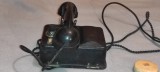 telefon cu manivela vintage romanesc electromagnetica din 1974 ( lipsa manivela ) IIDEAL PANOPLIE ETC