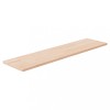 Polita Lemn Masiv Stejar Netratat 80x20x1.5 cm Raft Depozitare Suspendat