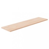 VidaXL Poliță, 80x20x1,5 cm, lemn masiv de stejar netratat
