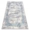 Covor CORE A004 Cadru, Umbrită - structural, două niveluri de l&acirc;nă, fildeș / gri / albastru, 160x220 cm