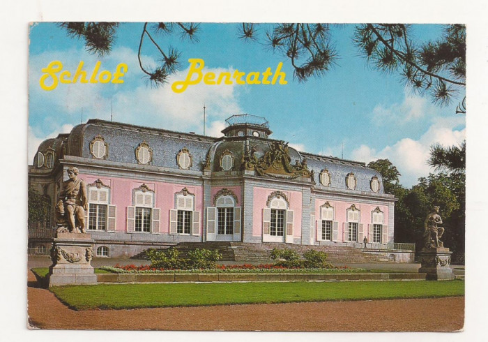 FG2 - Carte Postala - GERMANIA - Benrather Schloss, circulata 1990