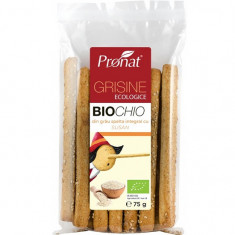 Grisine bio din faina integrala de grau spelta cu susan, 75g, Pronat