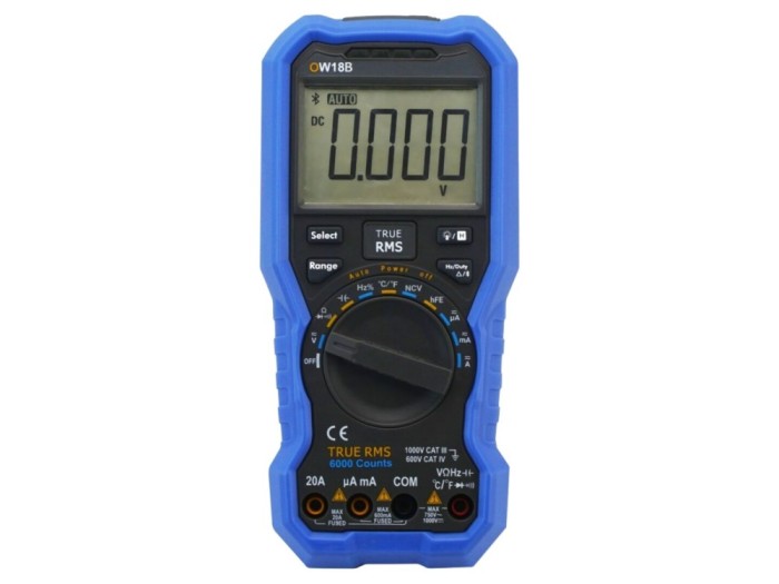 Multimetru digital Bluetooth True RMS LCD