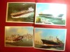 Set 4 Ilustrate - Nave- 1979 URSS, Necirculata, Printata