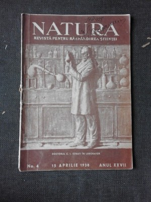 REVISTA NATURA NR.4/1938 foto