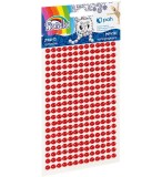 Accesorii creatie perle autoadezive,rosu,6mm, 260 bucati