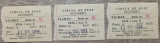 Lot 3 bilete Circul de Stat Bucuresti, perioada comunista