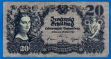 (9) BANCNOTA AUSTRIA - 20 SCHILLING 1945 (29 MAI 1945)