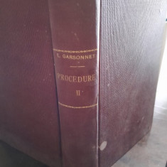 Traite Theoretique et pratique de procedure civile et commerciale - E. Garsonnet vol.2