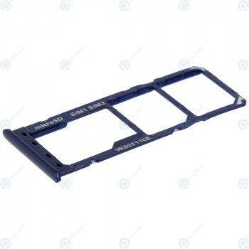 Samsung Galaxy A10 (SM-A105F) Tava Sim + Tava MicroSD albastra GH98-44169B foto