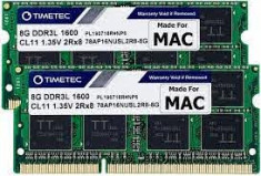 Apple Mac TIMETEC Sodimm DDR3L Kit 16 gb 1600 , sigilate, garantie foto