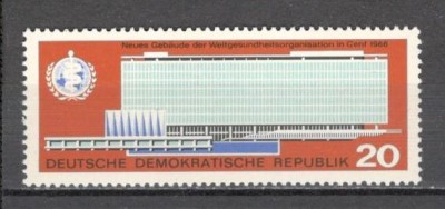 D.D.R.1966 Noul sediu ONU Geneva SD.193 foto