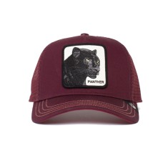 Sapca Goorin Bros trucker black panther rosu bordo - Cod 72903783 foto