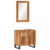 vidaXL Set mobilier de baie, 2 piese, lemn masiv de acacia 3217092