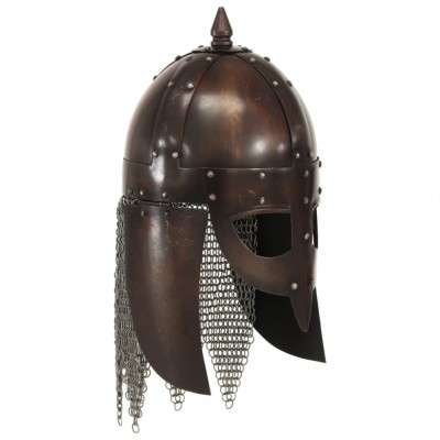 Coif de viking, aspect antic, jocuri pe roluri, arămiu, oțel foto