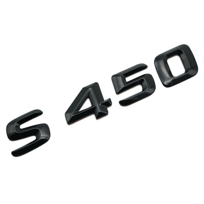 Emblema S 450 Negru, pentru spate portbagaj Mercedes foto