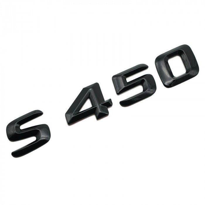 Emblema S 450 Negru, pentru spate portbagaj Mercedes
