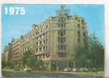Bnk cld Calendar de buzunar 1975 Bucuresti - Hotel Lido