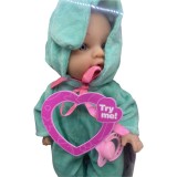 Bebelus de jucarie Happy baby albastru care spune propozitii in romana