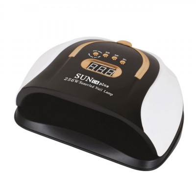 Lampă LED/UV Unghii, SUN C4 Plus, Putere 256W, Timer 30/60/90 Secunde, Culoare Negru, Dimensiuni 22.8x18.1x9.1cm foto