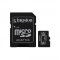 Card de memorie Kingston Canvas Select Plus 100R A1 32GB SDXC Clasa 10 + Adaptor SD