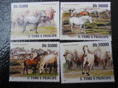 Sao Tome si Principe-Fauna, cai-serie completa ,MNH foto