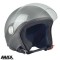 Casca open face pentru scuter - motocicleta (demi-jet) Max Helmets model DJ06 LS Vision (V2B) culoare: gri mat (GTS) &ndash; 100% MADE IN ITALY XS (53/54cm)