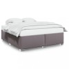 VidaXL Cadru de pat, gri, 180x200 cm, piele ecologică 3284570