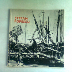 STEFAN POPESCU - CATALOG EXPOZITIE GRAFICA, 1969