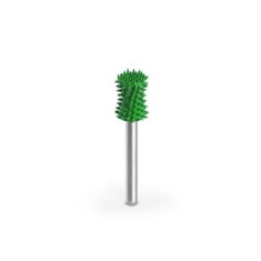 Biax sculptura lemn SABURR - Cap 6,4mm cilindric concav , Granulatie Saburr ASPRA - VERDE