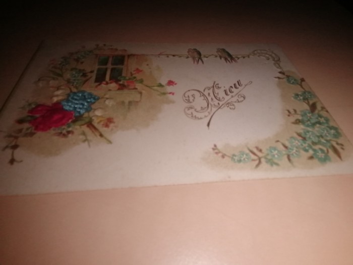 CARTE POSTALA / FELICITARE , NICU ,ANII 1902 ,