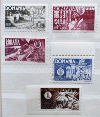 1945 - A.G.I.R. - serie MNH** - LP 181 - AGIR, dantelat, nestampilat