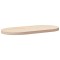 vidaXL Blat de masă, 70x35x2,5 cm, lemn masiv de pin, oval